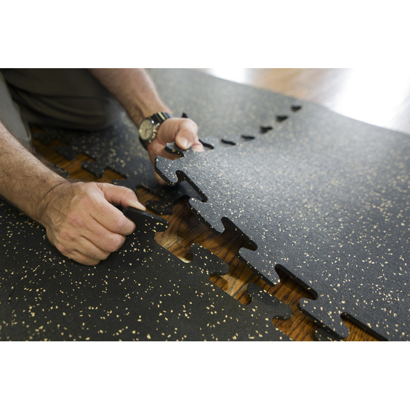 Carreaux en caoutchouc Sports Floor 5/16 po