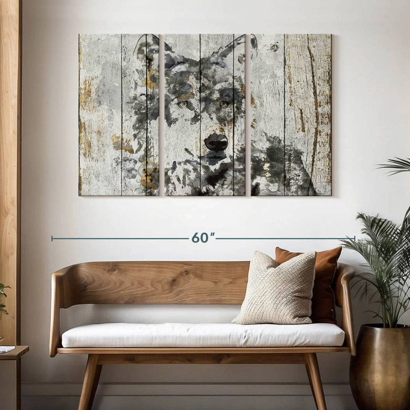 Wolf Gaze, 32" H x 50" W