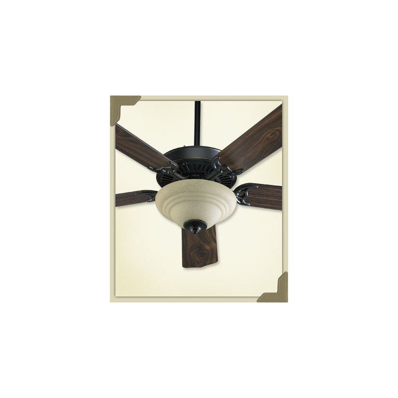 Ventilateur de plafond pour couvercle de kit bol, Noir mat