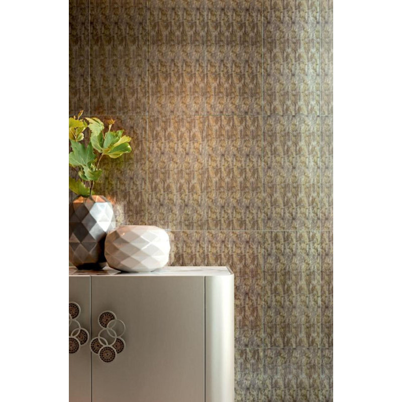 Sulphur Tortora 7.75" x 23.38" Decorated Glass Tile