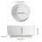 49 Inch Solid Surface Soaking Bathtub - Deep Soak Freestanding Tub