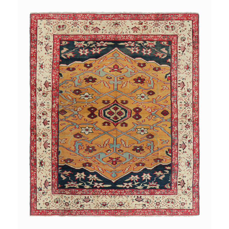 One-of-a-Kind 7'10”x9'10” Hand Knotted Area Rug
