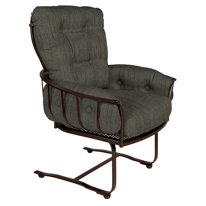 Monterra Outdoor Lounge Chair, Adena Shale, Copper Creek