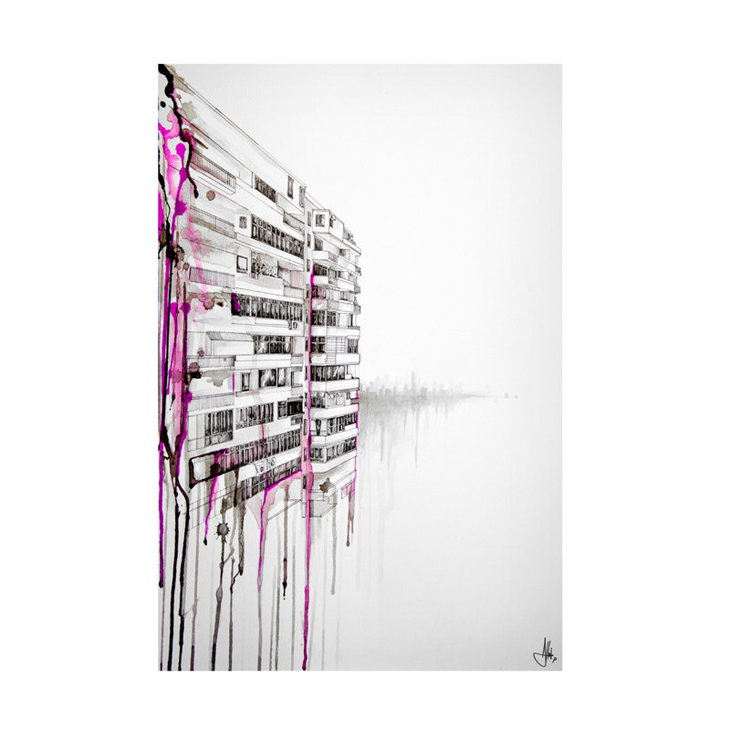 Marc allante rendition canvas art, H 32 po x l 22 po