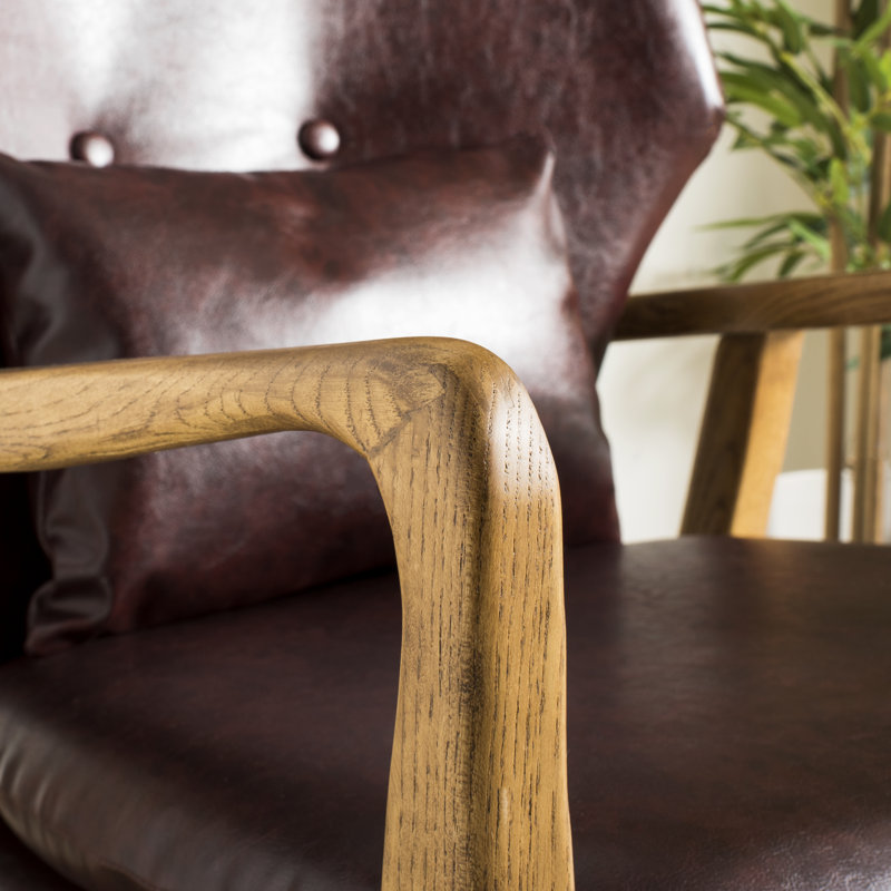 Fauteuil capitonné l 28 po Mondal