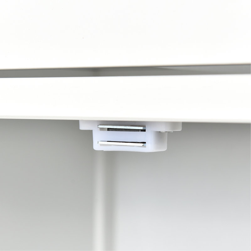 Kitchen Island Cart - White, Solid Wood Platform For Work, 4 Door Cabinet, 2 Drawers, Spice & Towel Rack, Locking Wheel Setup Worktop, Feature