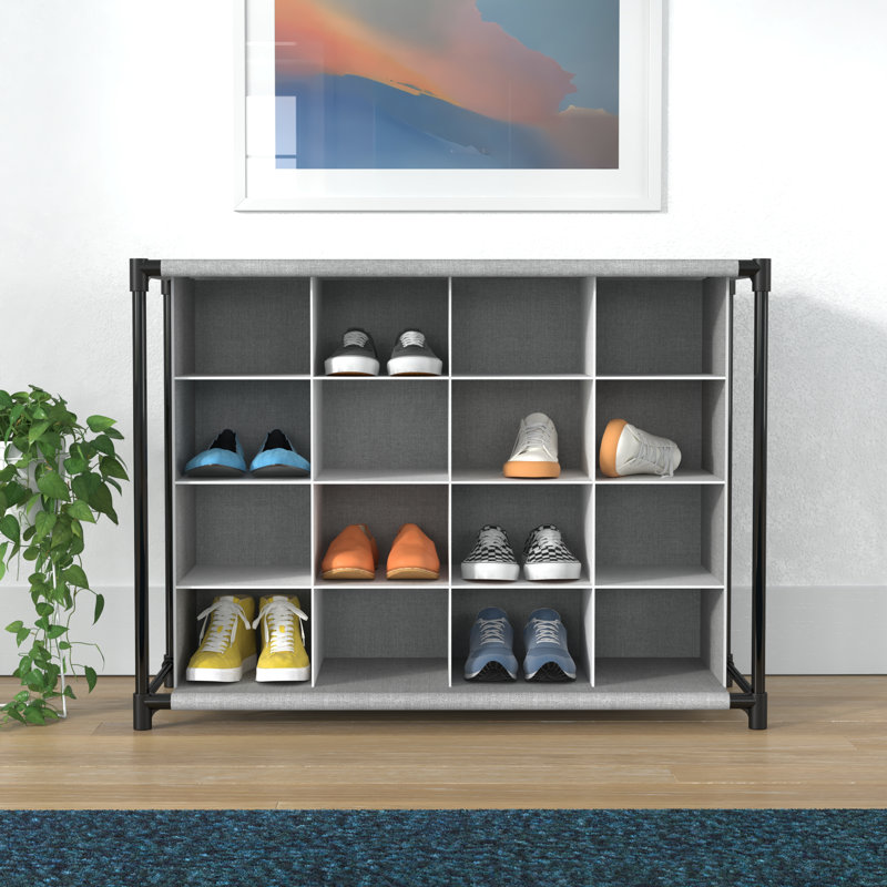 16 Pair Shoe Storage Cabinet