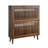 31.5-Inch Walnut Shoe Storage Cabinet, Medieval Modern Independent Shoe Cabinet, Fence Shoe Cabinet With 2 Flip Drawers, Suitable For Corridors And Entrances-1569377213