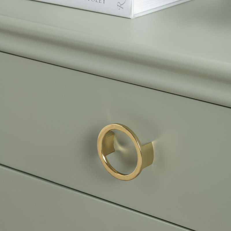 Commode d'appoint 3 tiroirs, Vert