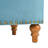 Square Velvet Upholstered Ottoman With Storage Space, Hidden Support Hinges With Easy To Open Top, Rivets Trim Around-1872803908