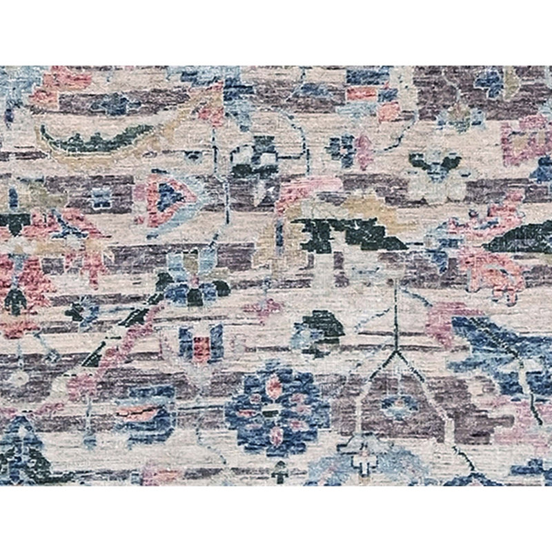 Hand Knotted Wool Indoor Rug, Rectangle 9' x 12'