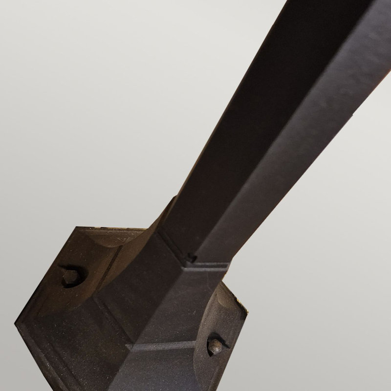 Whiston Pier Mount Light, 94 cm, Black