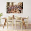 Tuscan Family Dinner Rustic Contemporary Summer Sunset Wall Art Print 1 Piece Wrapped Canvas Wall Art-615841735
