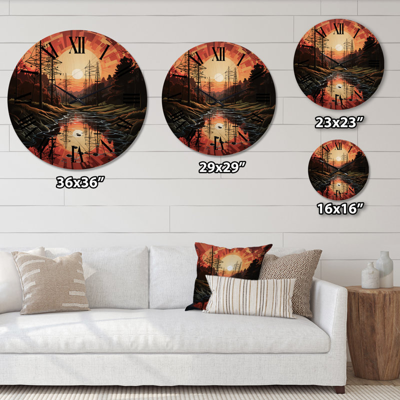 Horloge murale Spiro, Moyenne