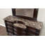 Cadre de grand lit - Commode - Miroir - Commode - Table de chevet-2079769048