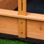 Freeport Park Wetumka 107.5cm x 110cm Square Sandbox with Cover