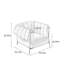 Fauteuil de loisirs simple français rétro.-30544713
