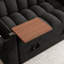 Canapé-lit de bureau d'ordinateur pliable de 65 pouces 3-en-1 de grande taille, canapé double en velours moderne, canapé-lit avec dossier réglable, sac et oreiller de rangement, bureau d'ordinateur portable de salon caché, avec port USB