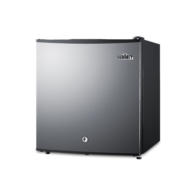 Summit Appliance 18" W Black Door In-Room Minibar, Stainless Steel