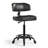 Adjustable Height Drafting Chair with Wheels & Footrest, Ergonomic Faux Leather Office Stool with Backrest and Lockable Casters-709768895