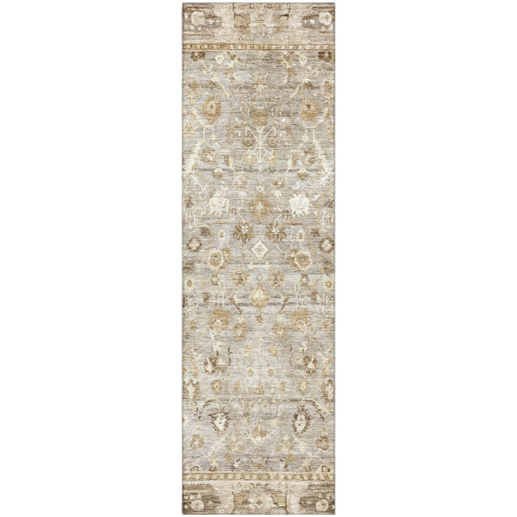 Premium Machine Washable Maag AMF1772 Global Rug