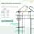 Outdoor Walk-In Mini Greenhouse With Mesh Door & Windows, Small Portable Garden Green House With 3 Tiers 6 Shelves, Trellis, & Plant Labels