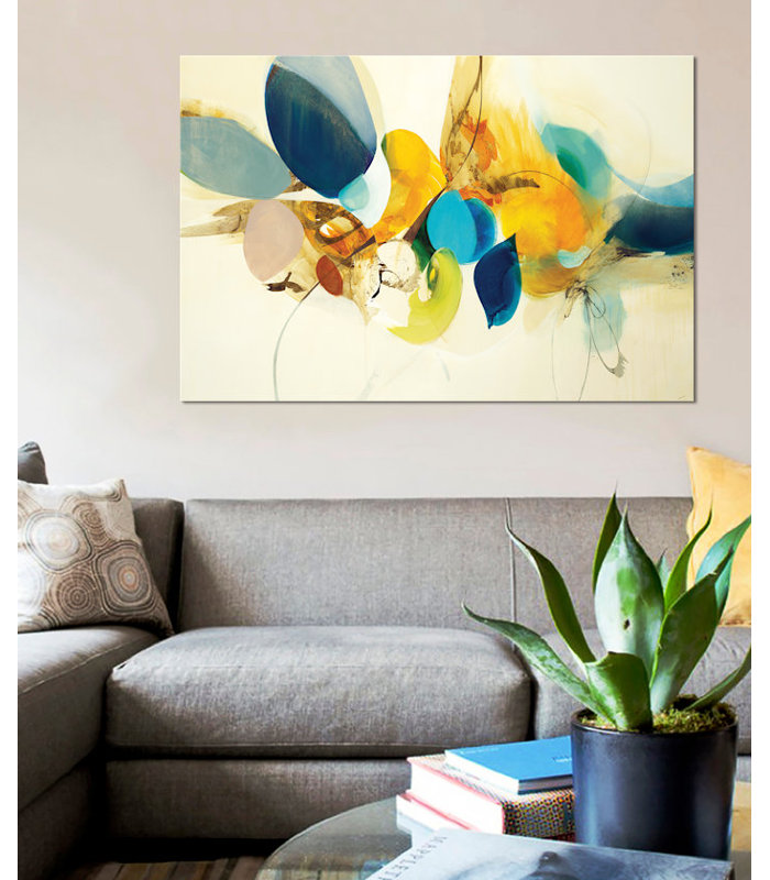 «Candide Color» par Sarah Stockstill - impression sur toile, H 18 po x l 26 po x P 1,5 po, Pas de tapis, Toile tendue