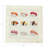 Sushi Town Cotton Sateen Cocktail Napkins