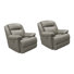 Ensemble de deux fauteuils inclinables électriques Milladore
