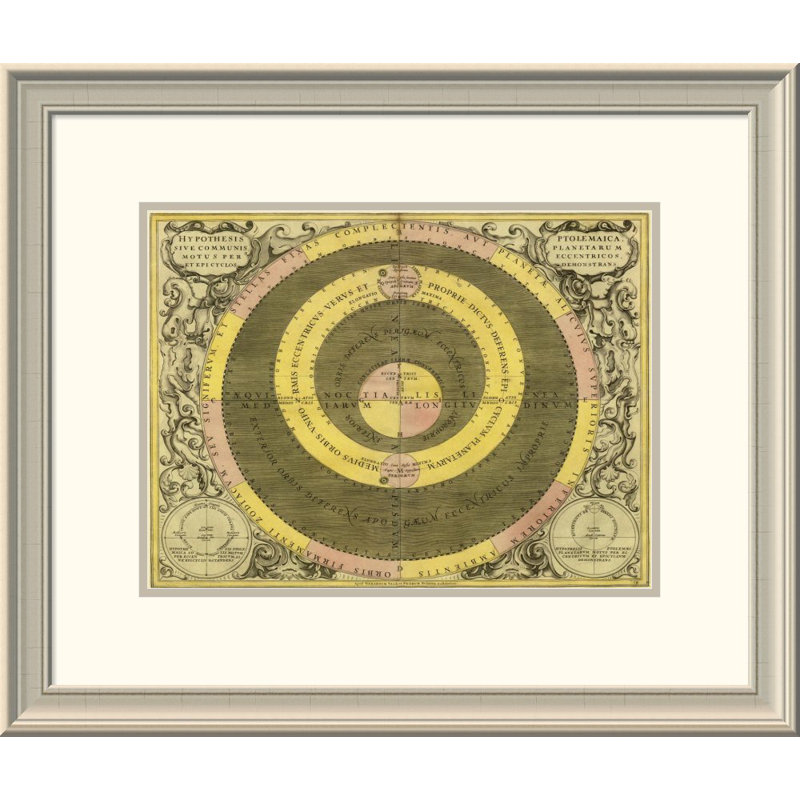 " Maps Of The Heavens: Hypothesis Ptomlemaica ", 20" H x 24" W x 1.5" D