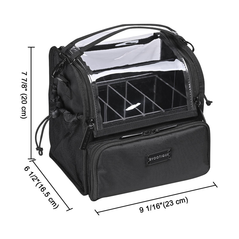 Fabric 8 Compartment Makeup Organizer