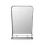 Boogie Rectangle Brass Beveled Wall Mirror-59369779