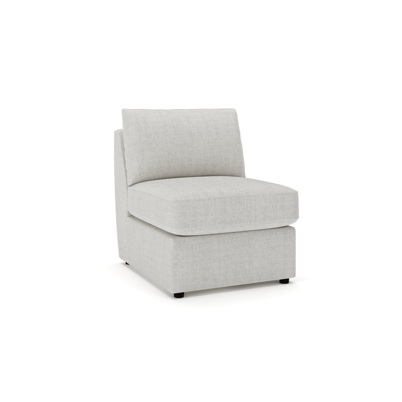 Chaise sans accoudoirs Halston, Huître Monique