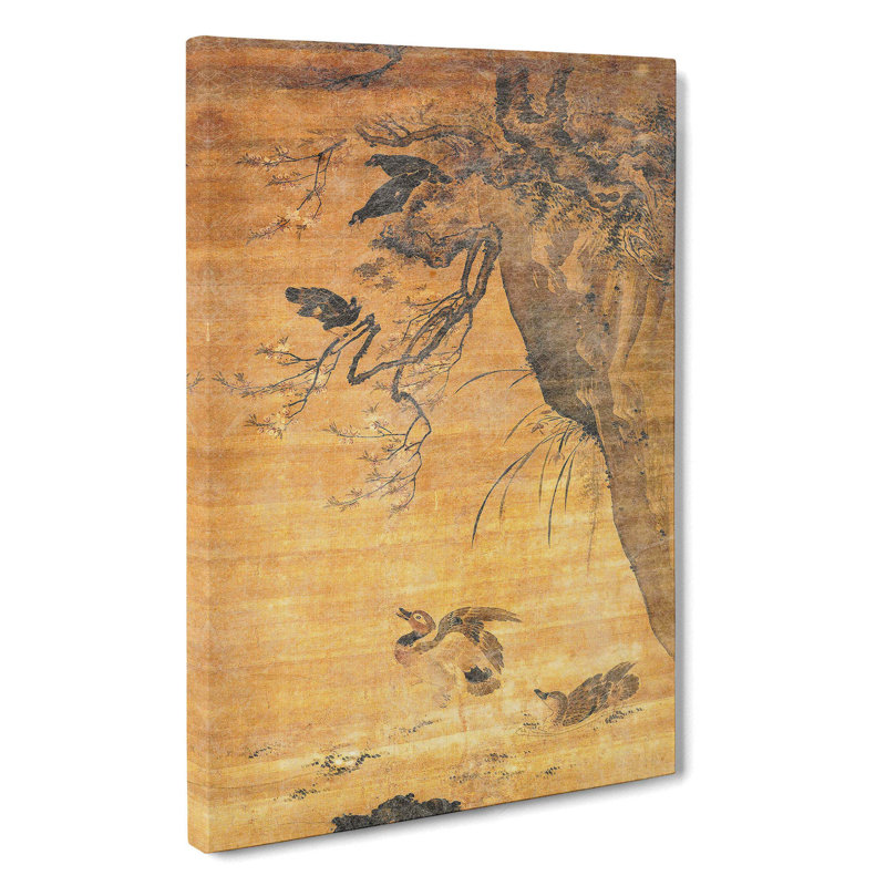Various Birds by Lu Ji - Wrapped Canvas Painting, 50cm H x 35cm W x 3cm D