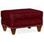 Repose-pieds rectangulaire en cuir véritable de 28,5 po de largeur Reddish-52503480-52503500-52503503