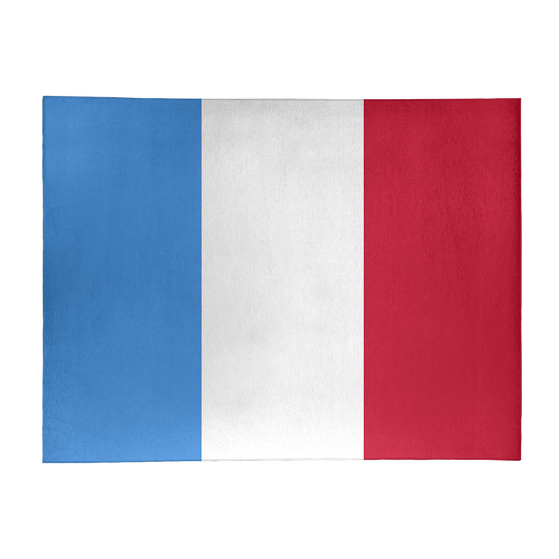 Tapis en poly à rayures de football rouge tennessee, Rectangle 8 pi x 10 pi