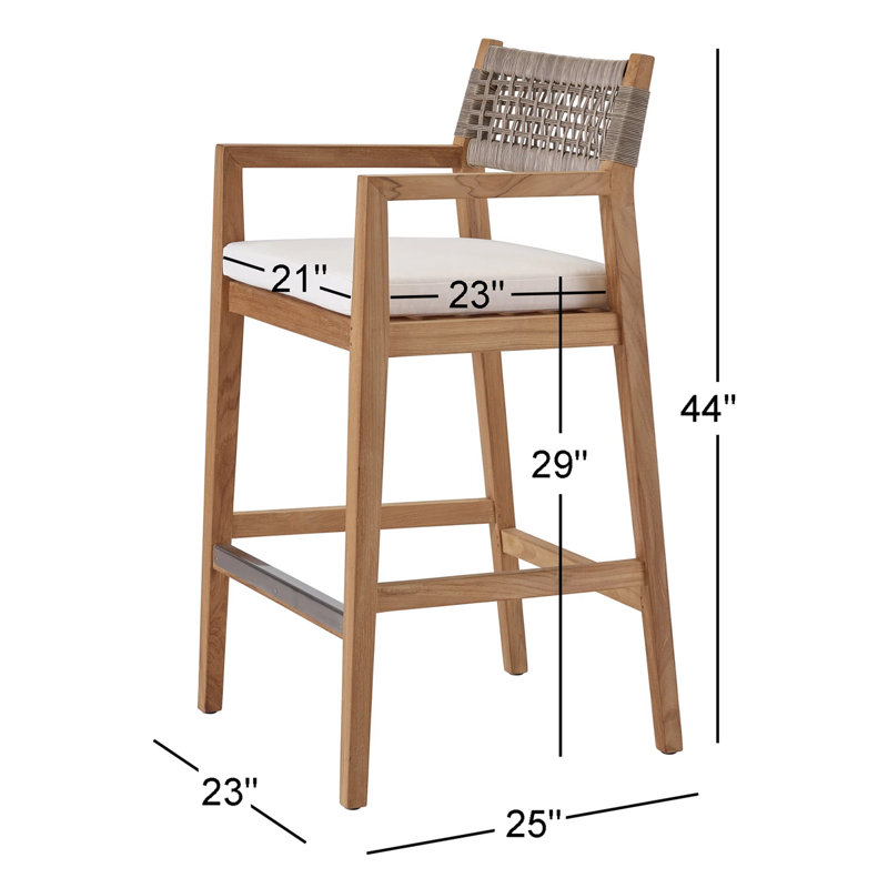 Tabouret de bar avec coussin Chesapeak