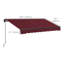 Auvent de terrasse rétractable en polyester 59,1 po Outsunny-96585109-96585112