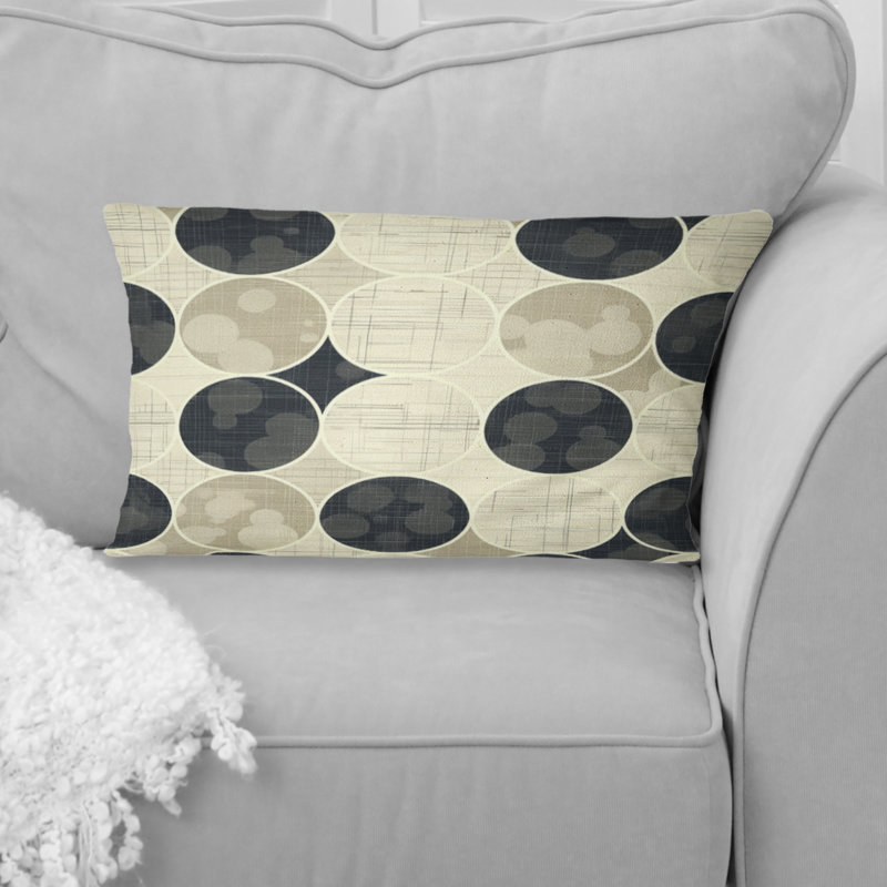 Coussin lombaire beige Midcentury II - Midcentury