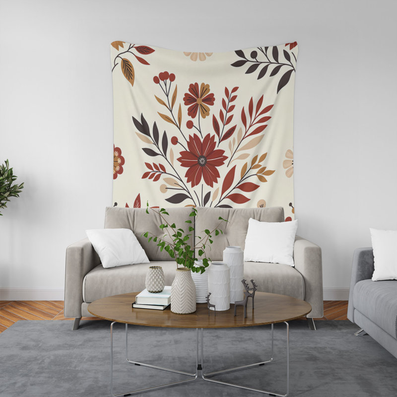 Tapisserie murale, H 88 po x l 104 po x P 1,2 po