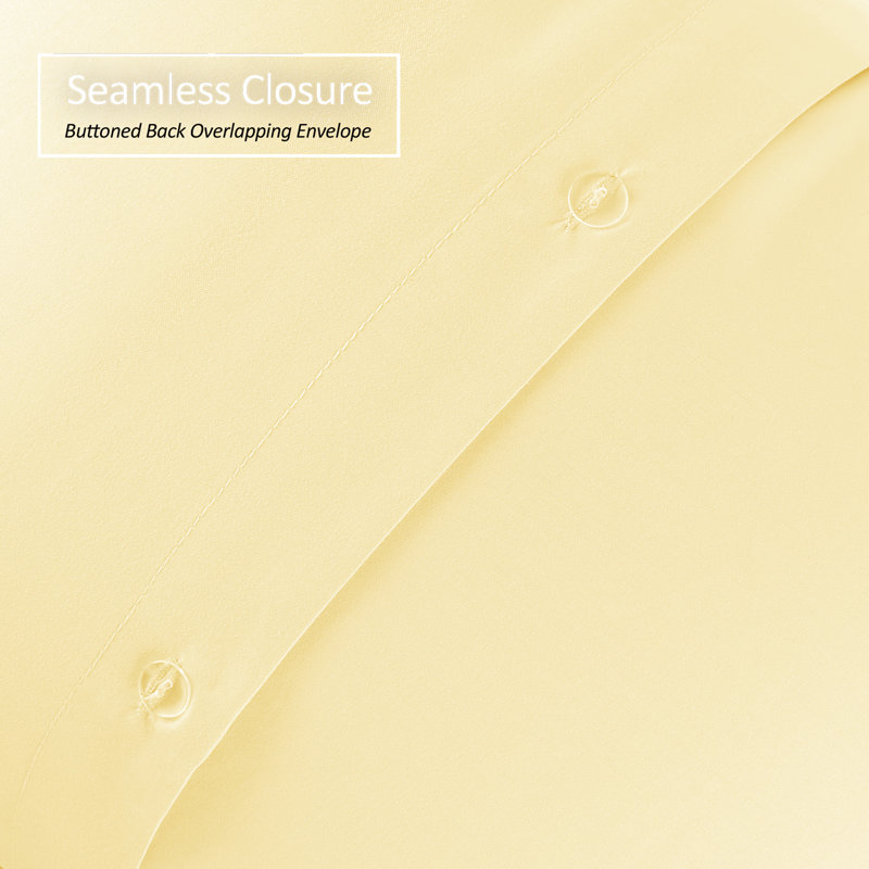 Polyester Bedding, 18" x 18", Light Yellow