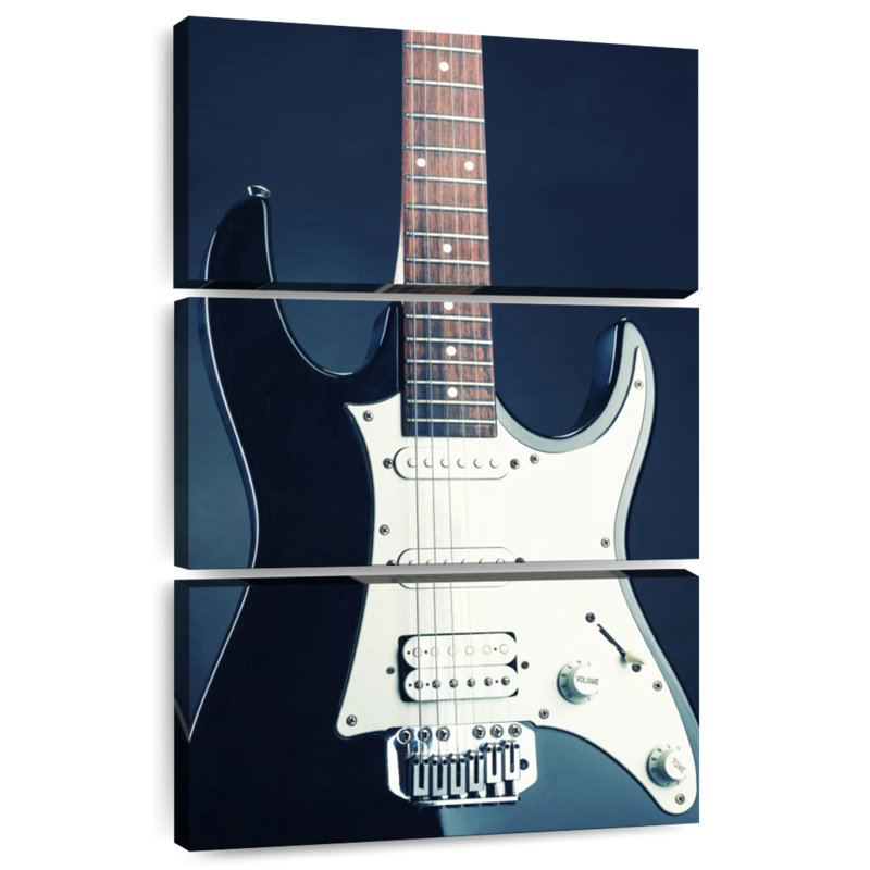 Abarca BW Modern Guitar, 38" H x 24" W