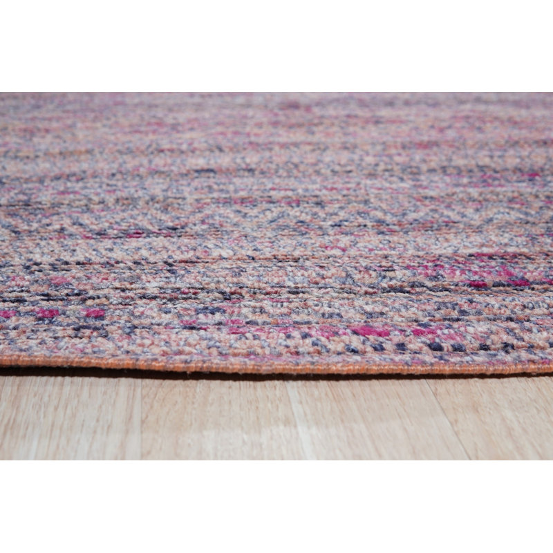 Tapis rouge moderne en soie noué à la main 8 x 8