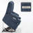 Power Chenille Upholstered Recliner Chair with Lift Base and Massage Heating Function-331918439