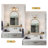 Kaynen Dimmable Opal Glass Vanity Light-1195589595-1195589596