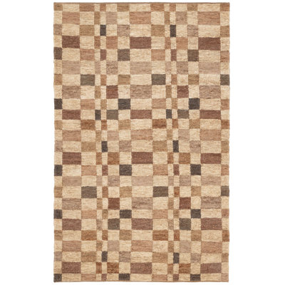 Tapis en jute tissé à la main naturel Kirby