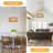 6 - Light Round Drum Hemp Rope Rattan Boho Chandelier, Natural Rattan Bohemian Pendant Light For Kitchen Island, Living Room-18.89"W x 68.69"H-1484281599