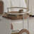 Modern Creative White Robot Multifunctional Rotating Movable Side Table