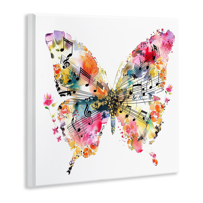  "Butterfly & Music Notes" par LSR Design Studio