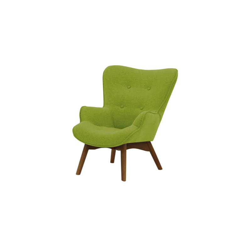 Wimbled Children's Club Chair, Green/Dark Oak